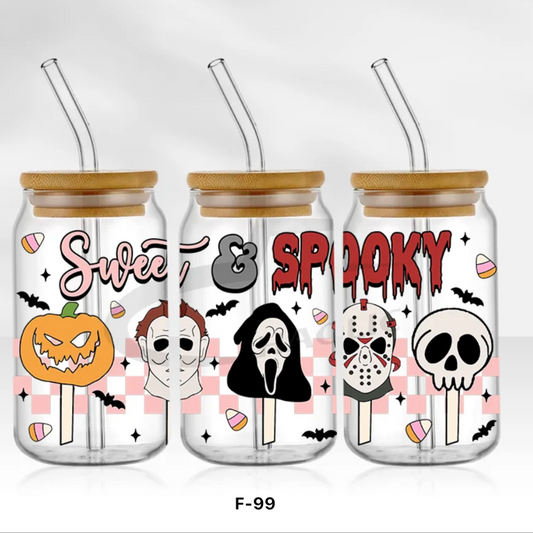 F-99 - Halloween Horror - Libbey 16oz UV DTF