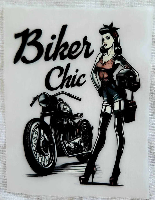 DTF T-shirt transfer - Biker Chic